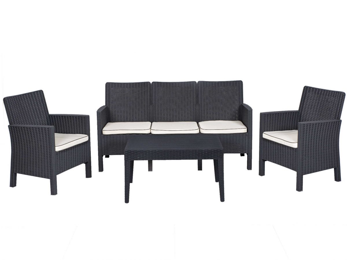 Nova 3-seater Lounge Set - Gardenative Garden Furniture